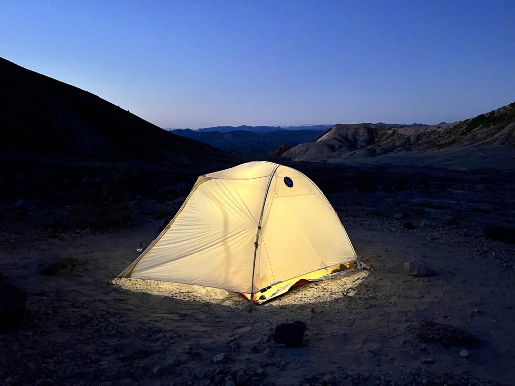 The Tent that I take with me on backpacking trips